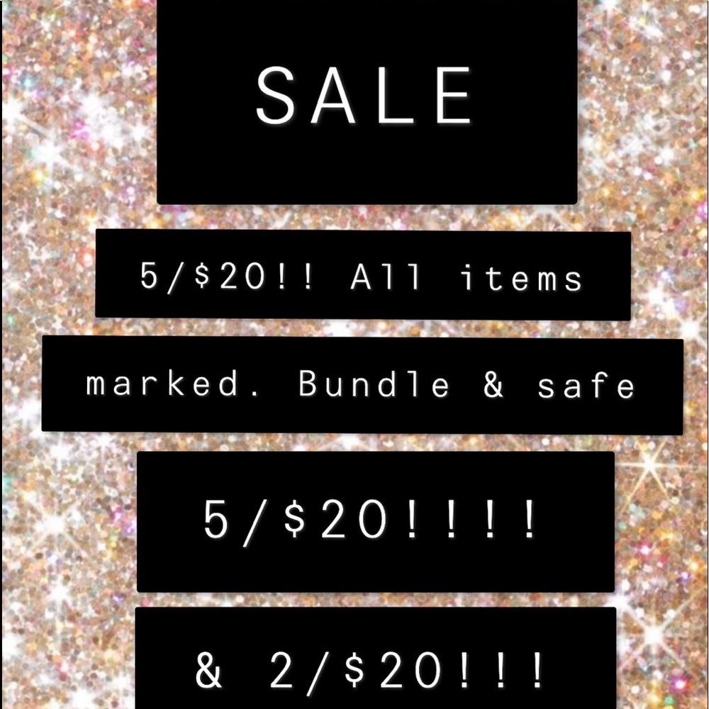 ONLY items marked! PLS Read description!
